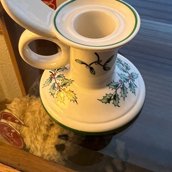 Spode Christmas Tree Low Candle Holder - Picture 4 of 7